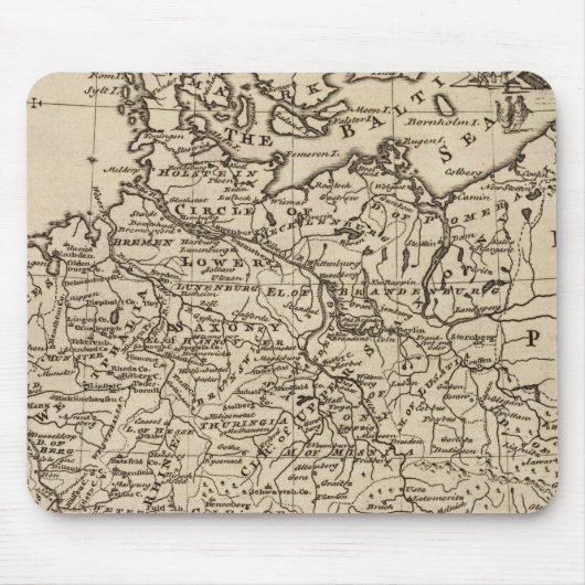 Kaart van Duitsland Muismat (Voorkant)