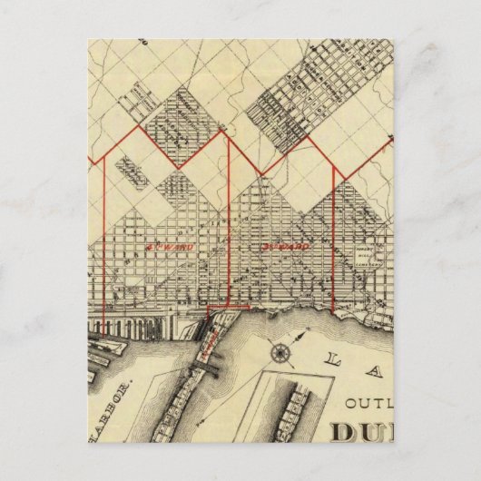 Kaart van Duluth en Suburbs (Voorkant)