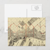Kaart van Duluth en Suburbs (Voorkant / Achterkant)