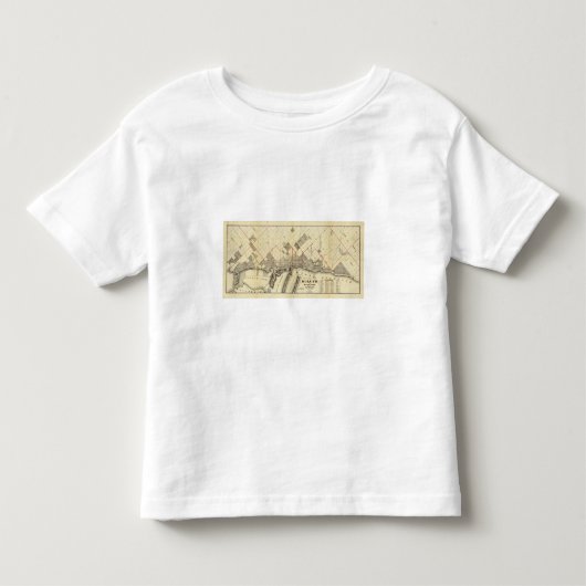 Kaart van Duluth en Suburbs Kinder Shirts (Voorkant)