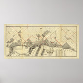 Kaart van Duluth en Suburbs Poster (Voorkant)