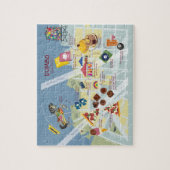 Kaart van Dumbo Brooklyn New York Legpuzzel (Verticaal)