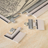  kaart van Dundee Scotland (1901) Legpuzzel (Zijkant)