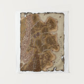 "Kaart van Dunmoh" wandtapijt Wandkleed (Voorkant)