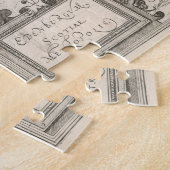  kaart van Edinburgh Scotland (1581) Legpuzzel (Zijkant)