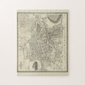  kaart van Edinburgh Scotland (1844) Legpuzzel (Verticaal)