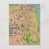  kaart van Edinburgh Scotland (1935) (Voorkant)