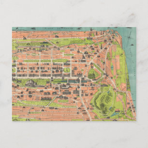  kaart van Edinburgh Scotland (1935)