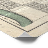  kaart van Edmonton Canada (1912) Poster (Hoek)