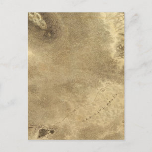 Kaart van een deel van het eiland Hawaii