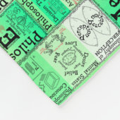 Kaart van een kleine filmbanket fleece deken (Hoek)