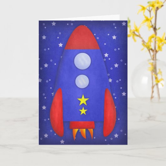 Kaart van een raketschip (Gele Bloem)