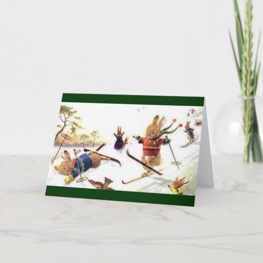 Kaart van een ski-ongeluk (Voorkant)