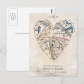 Kaart van een Womans Hart (Voorkant / Achterkant)