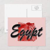 Kaart van Egypte (Voorkant / Achterkant)