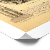 Kaart van Egypte en Arabia Petrea met Rapkin 1851 Poster (Hoek)