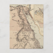  kaart van Egypte en de Nijl (1885) (Voorkant)