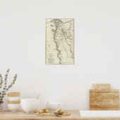 Kaart van Egypte Poster (Keuken)