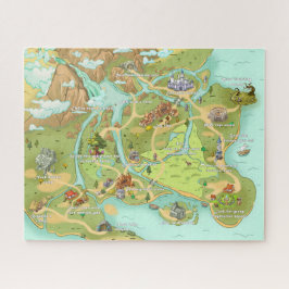 Kaart van elke MMORPG puzzel