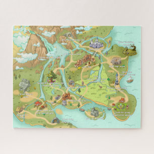 Kaart van elke MMORPG puzzel