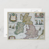 Kaart van Engeland, 1631 (Voorkant / Achterkant)