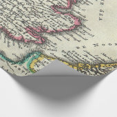  kaart van Engeland (1747) Cadeaupapier (Hoek)