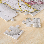 Kaart van Engeland | Britannia Antiqua Legpuzzel (Zijkant)