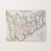 Kaart van Engeland | Britannia Antiqua Legpuzzel (Horizontaal)