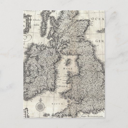  kaart van Engeland en Ierland (1631) (Voorkant)