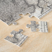 kaart van Engeland en Ierland (1631) Legpuzzel (Zijkant)