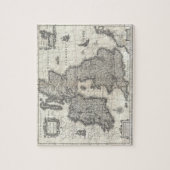 kaart van Engeland en Ierland (1631) Legpuzzel (Verticaal)