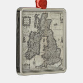  kaart van Engeland en Ierland (1631) Metalen Ornament (Rechts)