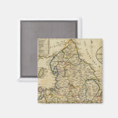 Kaart van Engeland en Wales Magneet (Voorkant / Achterkant)