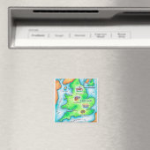Kaart van Engeland Magneet (Insitu (Vaatwasser))