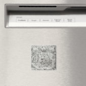 Kaart van Engeland tijdens de campagne Magneet (Insitu (Vaatwasser))