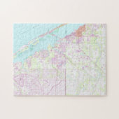  kaart van Englewood & Grove City FL (1956) Legpuzzel (Horizontaal)