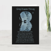 Kaart van Equinox-lente met Beer (Voorkant)