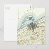  kaart van Erie Pennsylvania (1899) (Voorkant / Achterkant)