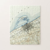  kaart van Erie Pennsylvania (1899) Legpuzzel (Verticaal)