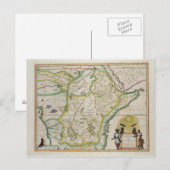 Kaart van Ethiopië met vijf Afrikaanse staten (Voorkant / Achterkant)