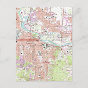 kaart van Eugene Oregon (1967)