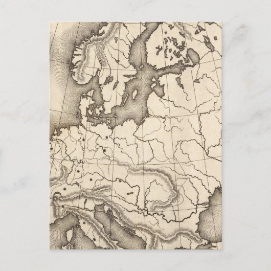 Kaart van Europa (Voorkant)