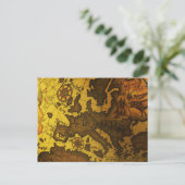 Kaart van Europa (Staand voorkant)