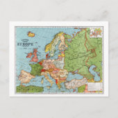  kaart van Europa (Voorkant)