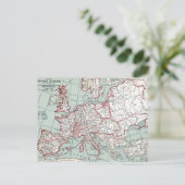 KAART VAN EUROPA, 12e EEUW (Staand voorkant)