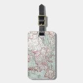 KAART VAN EUROPA, 12e EEUW Bagagelabel (Voorkant verticaal)