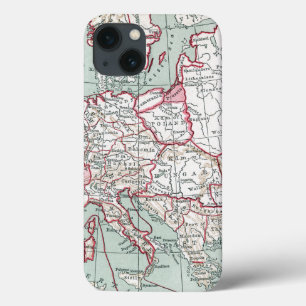 KAART VAN EUROPA, 12e EEUW iPhone 13 Hoesje