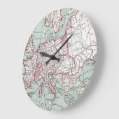 KAART VAN EUROPA, 12e EEUW Grote Klok (Hoek)