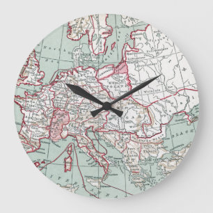 KAART VAN EUROPA, 12e EEUW Grote Klok