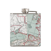 KAART VAN EUROPA, 12e EEUW Heupfles (Achterkant)